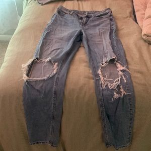 american eagle mom jeans